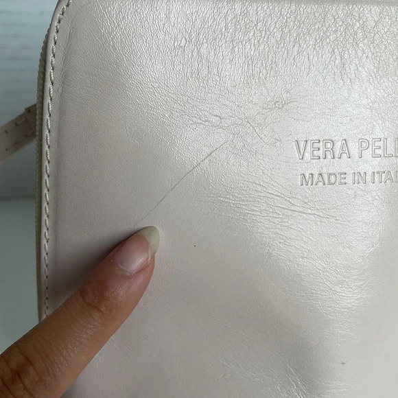 Vera  Pelle light pink cross body purse - Picture 9 of 11